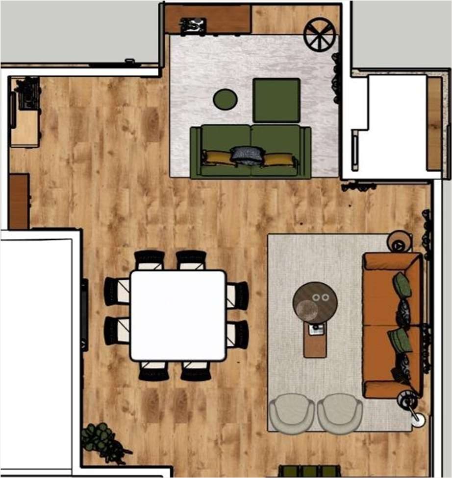 Planta de layout do projeto MA